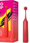 ROMP Pop Red – Wibrator z wymiennymi końcówkami