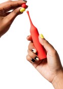 ROMP Pop Red – Wibrator z wymiennymi końcówkami