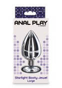 Starlight Booty Jewel – Luksusowy Srebrny Korek Analny