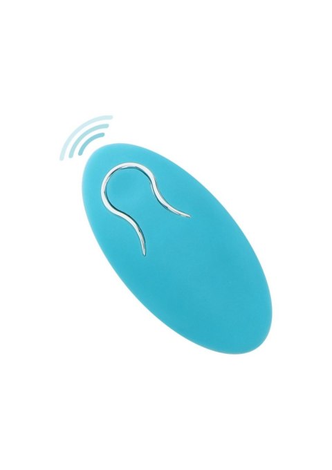 Wibrujący Pierścień Erekcyjny Tickle Brush – Błękitny