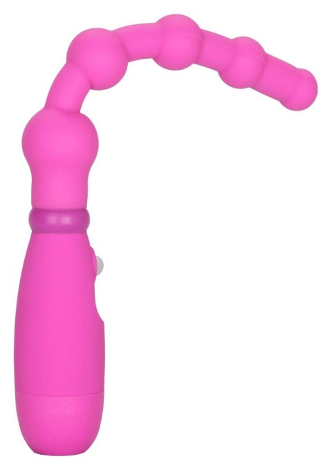 Wibrujący plug analny Booty Call Booty Flexer - Różowy