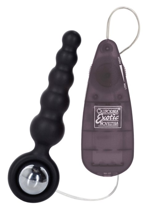 Wibrujący plug analny Booty Call Booty Shaker – czarny