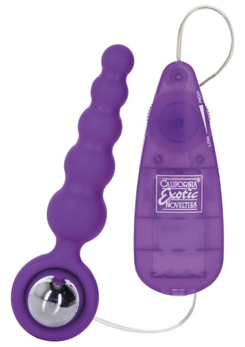 Wibrujący plug analny Booty Shaker Fioletowy