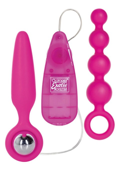 Wibrujący Plug Analny Booty Call Różowy