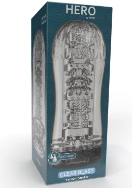 TOYJOY HERO Clear Blast: Przezroczysty Stymulator Ssący
