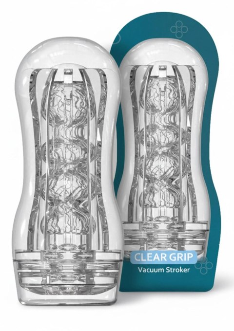 Próżniowy Masturbator HERO Clear Grip