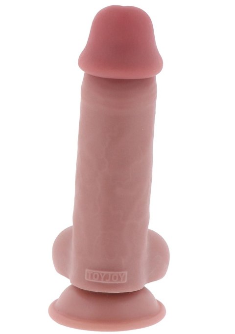 Luksusowe Realistyczne Dildo z Podwójną Gęstością TPE, 17 cm
