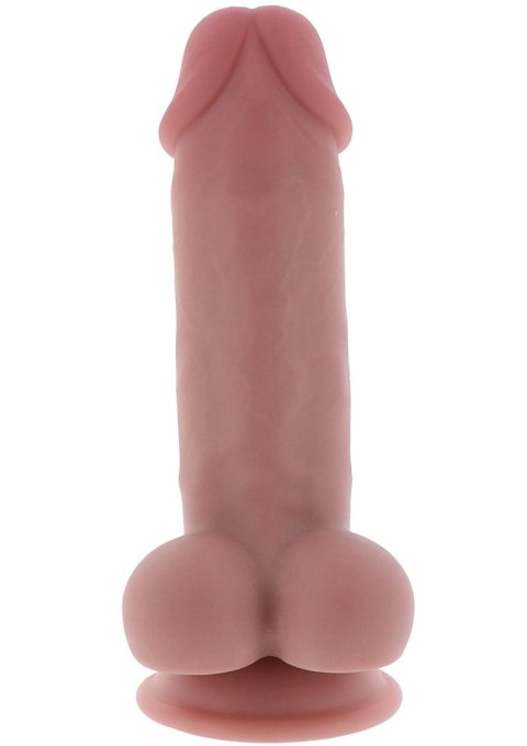 Luksusowe Realistyczne Dildo z Podwójną Gęstością TPE, 17 cm