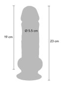 Luksusowe Dildo Realistyczne o Podwójnej Gęstości, TPE, 23 cm