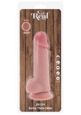 Realistyczne Dildo Deluxe o Podwójnej Gęstości TPE – 25 cm