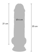 Realistyczne Dildo Deluxe o Podwójnej Gęstości TPE – 25 cm
