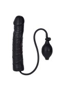 Pompowany Plug Analny Stud - Czarny