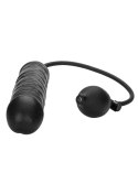 Pompowany Plug Analny Stud - Czarny