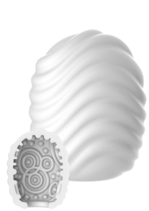 Mini Masturbator Wave Biały
