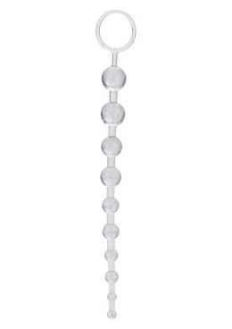 Platynowe Koraliki Analne X-10 Silver