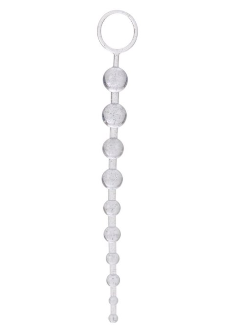Platynowe Koraliki Analne X-10 Silver