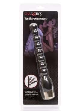 Silikonowy Giętki Plug Analny z Mocną Wibracją – Czarny