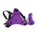 Fioletowy Strap-on z Regulowaną Uprzężą