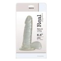 Żelowe Dildo Real Rapture Przezroczyste 16,5 cm
