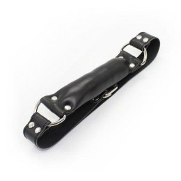 Elegancki Knebel w Kształcie Paska Easy Belt Gag (Czarny)