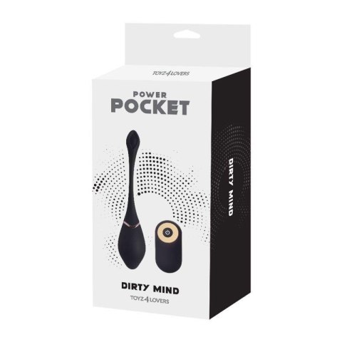 Eleganckie Wibrujące Jajeczko Bezprzewodowe Toyz4Lovers Black