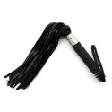 Flogger z Frędzlami „Hard Whip” – Klasyczna Czerń
