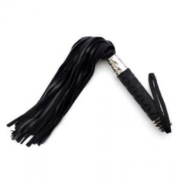 Flogger z Frędzlami „Hard Whip” – Klasyczna Czerń