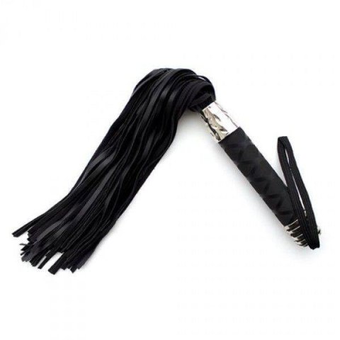 Flogger z Frędzlami „Hard Whip” – Klasyczna Czerń
