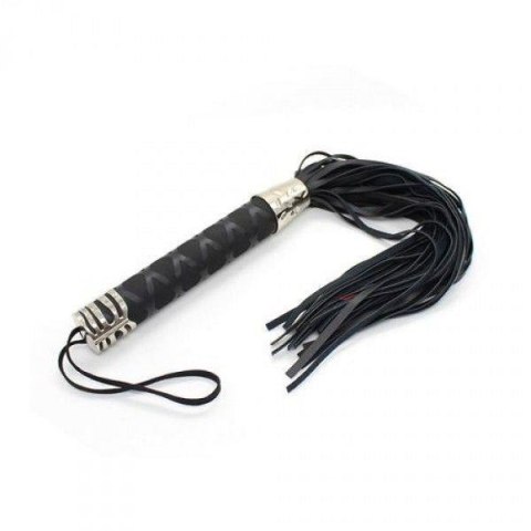 Flogger z Frędzlami „Hard Whip” – Klasyczna Czerń