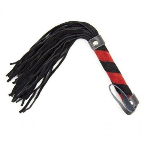 Pejcz Line Whip z eleganckimi frędzlami - czarny
