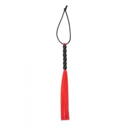 Elegancki Flogger BDSM 'Several' z Frędzlami w Kolorze Czerwonym