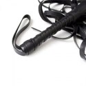 Flogger Skórzany z Frędzlami Squash Whip – Czarny