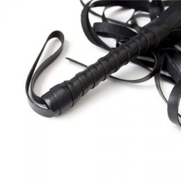 Flogger Skórzany z Frędzlami Squash Whip – Czarny