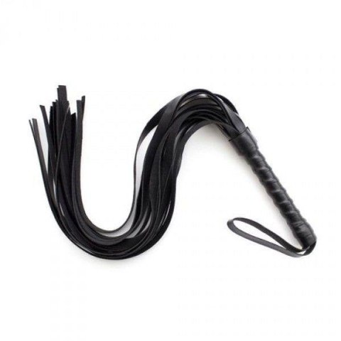 Flogger Skórzany z Frędzlami Squash Whip – Czarny