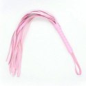 Zmysłowy Flogger Squash z frędzlami – różowy