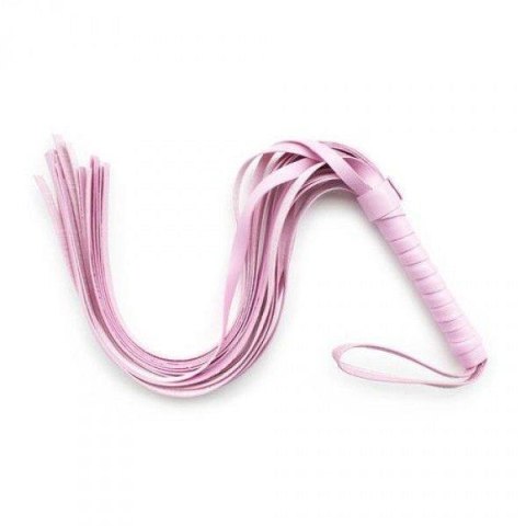 Zmysłowy Flogger Squash z frędzlami – różowy