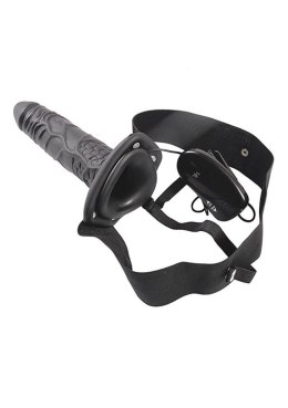 Wibrująca Nakładka Strap-On Realistyczna Rapture 8 Czarna