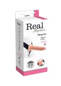 Rapture 8 Flesh – Realistyczny Wibrujący Strap-On z Pustym Wnętrzem