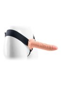 Rapture 8 Flesh – Realistyczny Wibrujący Strap-On z Pustym Wnętrzem