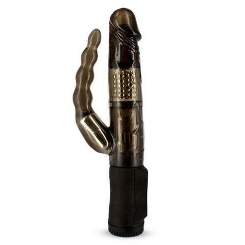 Wibrator Analny z Obrotowymi Perłami – Black Roger