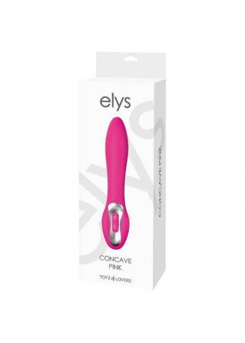 Elegancki Wibrator ELYS Concave - Różowy Design