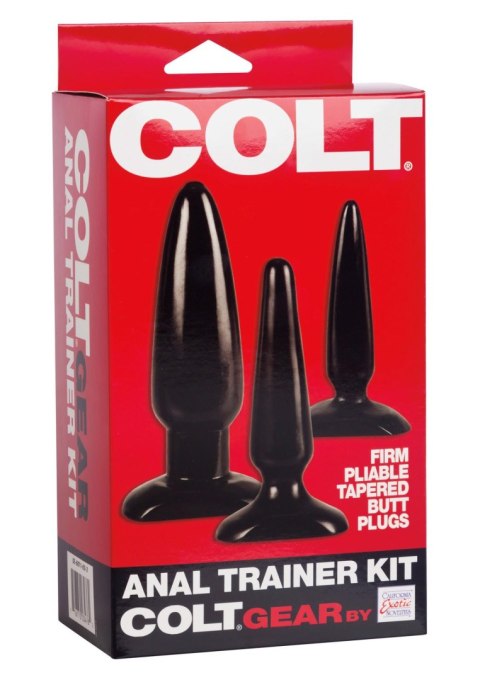 COLT Zestaw Wtyczek Analnych Treningowych – Czarny