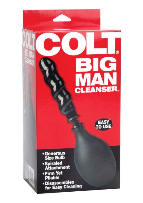 COLT Big Man – Irygator Analny dla Nieskazitelnej Czystości, Czarny