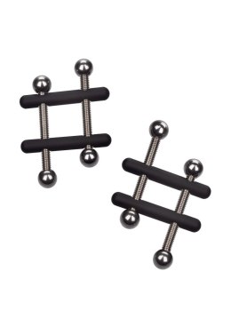 Metalowe zaciski na sutki typu Crossbar
