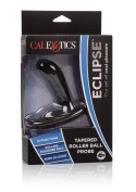 Eclipse: Czarny Wibrujący Plug Analny z Masującą Kulą
