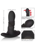 Wibrujący plug analny Eclipse Thrusting Black