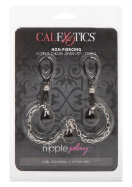 Zmysłowy Łańcuszek na Sutki Non-piercing – Czarny