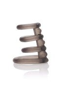Elegancki pierścień erekcyjny Support Master Triple Smooth - szary