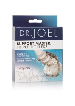 Potrójnie Stymulujący Pierścień Erekcyjny Support Master – Szary