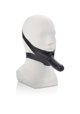 Knebel z Dildo „The Accommodator” – Czarny